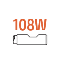 108W