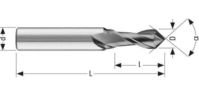 Utensile HM ALH 330 - Vista con quotature