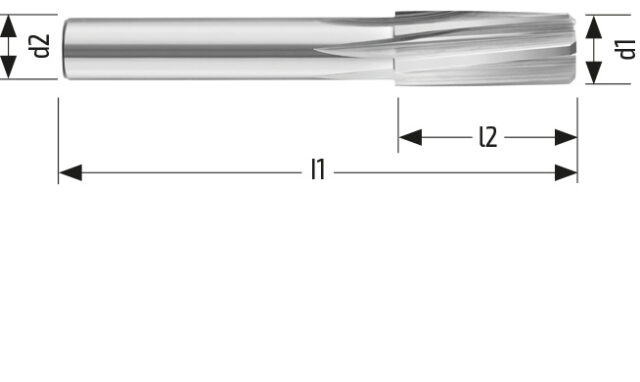 Utensile HM ALR 502 - Vista con quotature