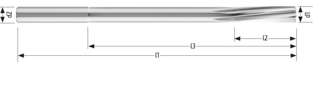 Utensile HM ALR 504 - Vista con quotature