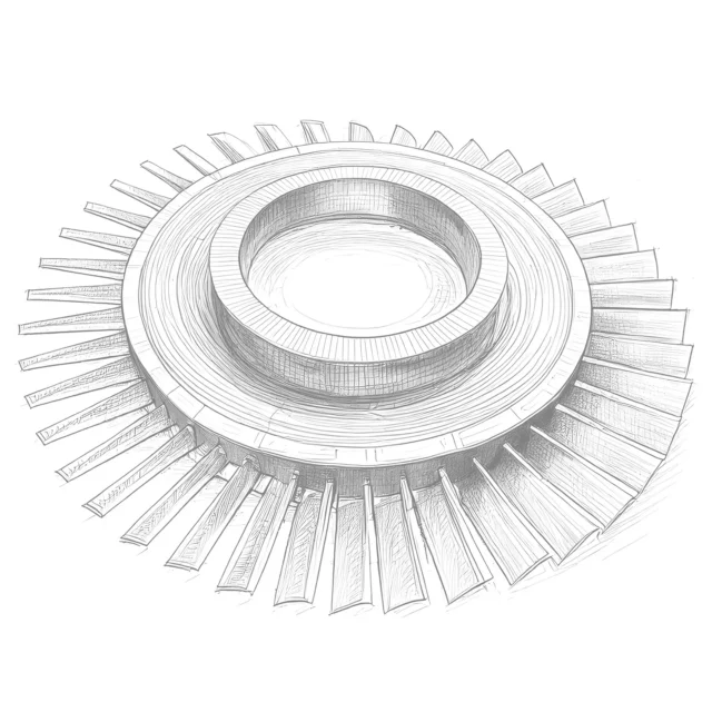 Aerospace Aeroengine Blisk High Temperature