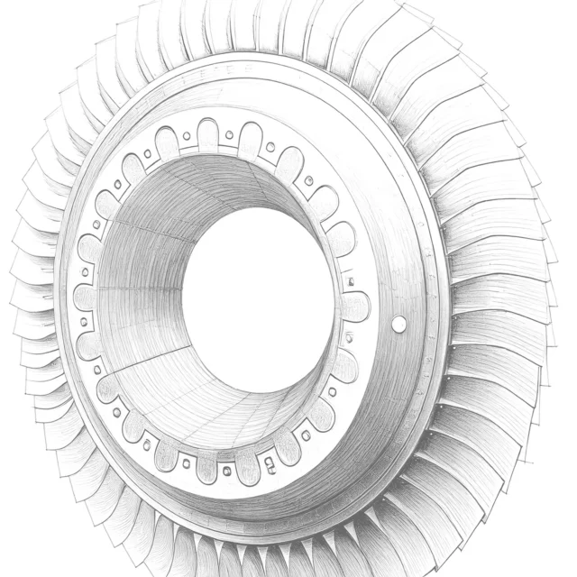 Aerospace Aeroengine Blisk Low Temperature
