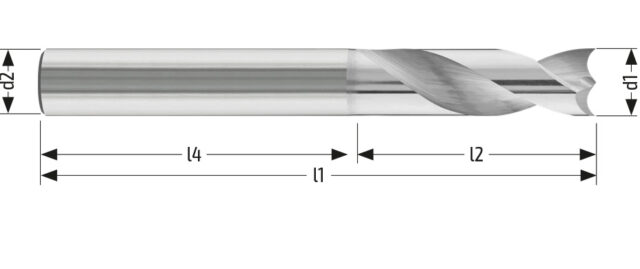 Utensile HM CMP 1781 - Vista con quotature