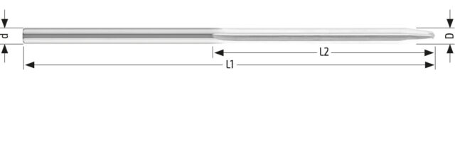 Utensile HM CMP 780 - Vista con quotature