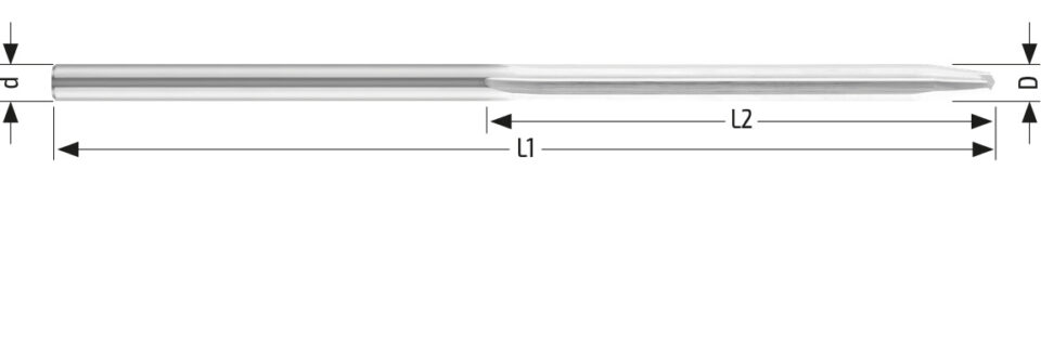 Utensile HM CMP 780 - Vista con quotature