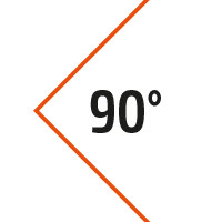 90°- Abschrägung