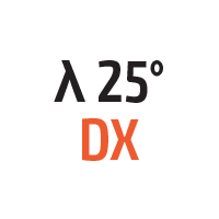 λ 25° DX