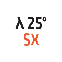 λ 25° SX