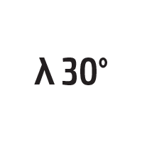 λ 30°