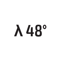 λ 48°