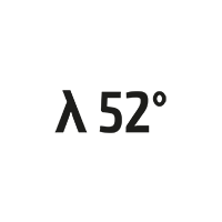 λ 52°