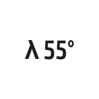 λ 55°